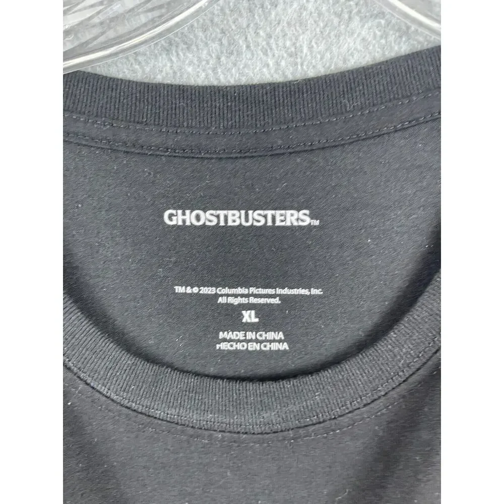 Ghostbusters Don't Cross the Streams Shirt Size XL Black Short Sleeve Tee‎ Retro